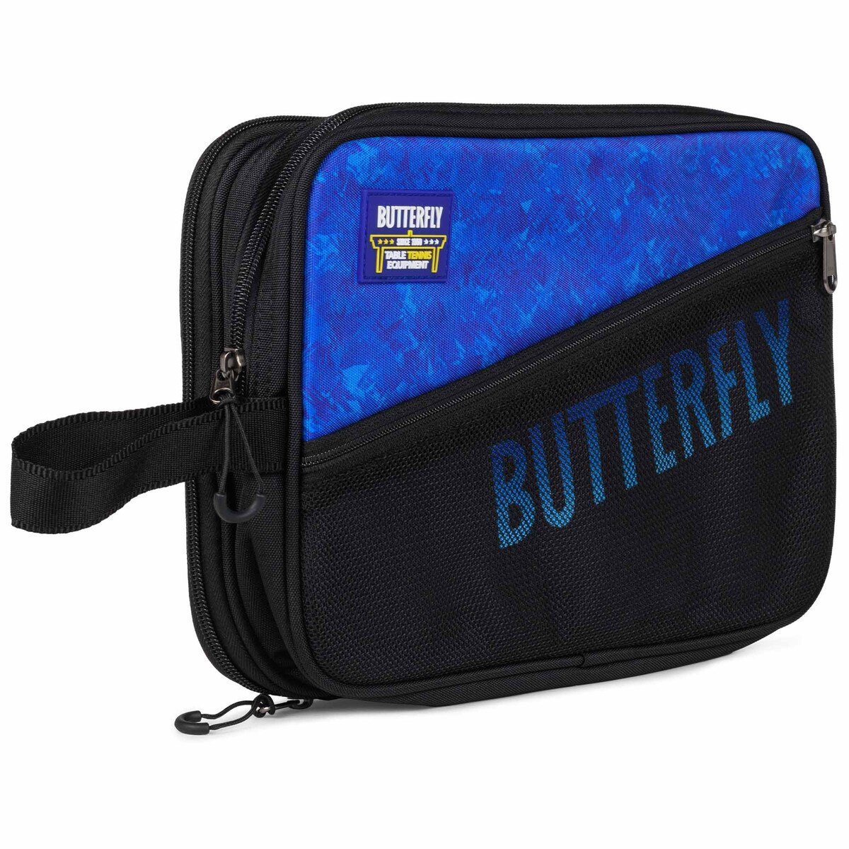 Butterfly Table Tennis Tokai DX Case - Blue - Angled